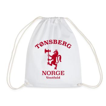 Tonsberg Norge Norway - Drawstring Bag - white - Front