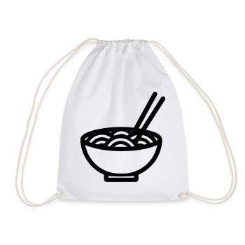 Ramen - Turnbeutel - Weiß - Vorne