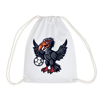Arrow Crow Ball Hero - Drawstring Bag - white - Front