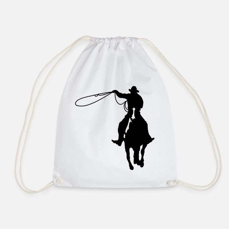 Cowboy - Turnbeutel - Weiß