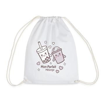 Boba Amis: Mélange Parfait - Sac de sport léger - blanc - Devant