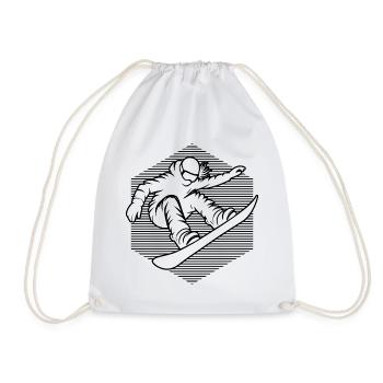 Design simple et intemporel pour les femmes - Sac de sport léger - blanc - Devant