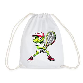 Caméléon du tennis - Sac de sport léger - blanc - Devant
