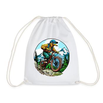 Canard VTT - Sac de sport léger - blanc - Devant