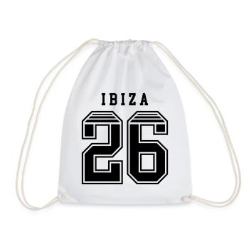 Ibiza 26 Shirt 2026 - Drawstring Bag - white - Front