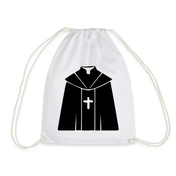 Priester Pfarrer Theologie Geschenk Christentum  - Turnbeutel - Weiß - Vorne