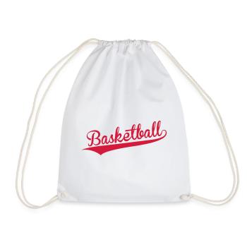 Basketball - Basket Ball - Game - Sport - Player - Drawstring Bag - white - Front
