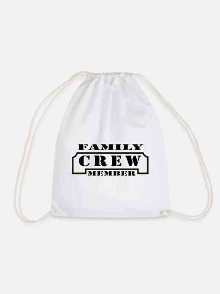 Family Crew Member - Turnbeutel - Weiß