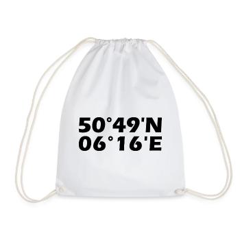 Eschweiler coordinates - Drawstring Bag - white - Front