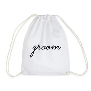 Groom Cool Matching Couple Wedding Party Mariage - Sac de sport léger - blanc - Devant