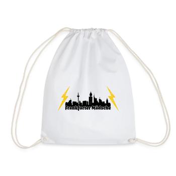 Frankfurter Maedsche ffm skyline - Turnbeutel - Weiß - Vorne
