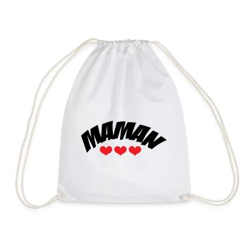 Mom / Mother's Day - Drawstring Bag - white - Front