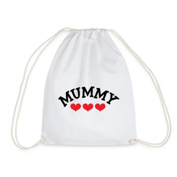 Mom / Mother's Day - Drawstring Bag - white - Front