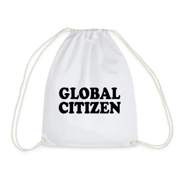 global citizen - Drawstring Bag - white - Front