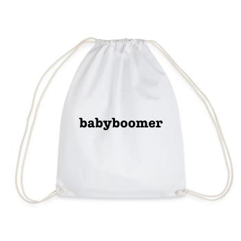 babyboomer - Turnbeutel - Weiß - Vorne