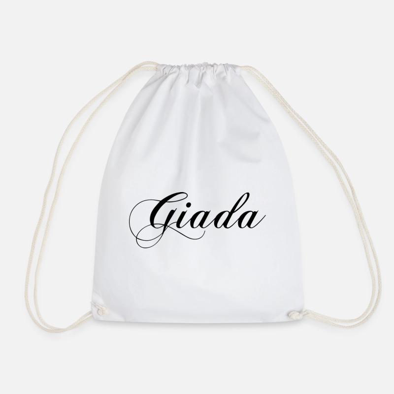Jade Custom Products - Drawstring Bag - white