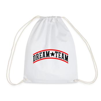 Dream Team Teamwork - Turnbeutel - Weiß - Vorne