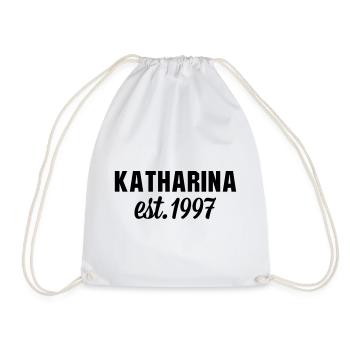Katharina est 1997 - Turnbeutel - Weiß - Vorne