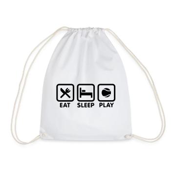 Eat Sleep Play Tennis - Sac de sport léger - blanc - Devant