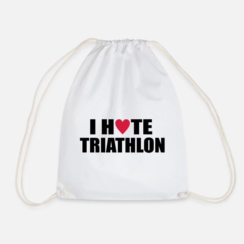 triathlon - Turnbeutel - Weiß