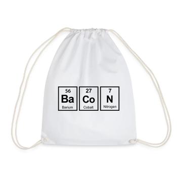 bacon - Sac de sport léger - blanc - Devant