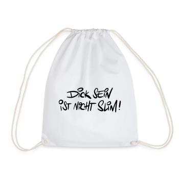 Dicksein Humour Dire Jeu De Mots - Sac de sport léger - blanc - Devant