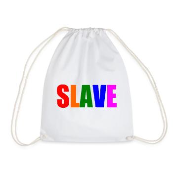 Slave - Turnbeutel - Weiß - Vorne