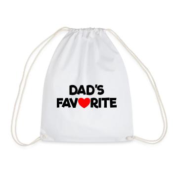Favorite Daddy's Favorite I'm Daddy's Favorite - Drawstring Bag - white - Front