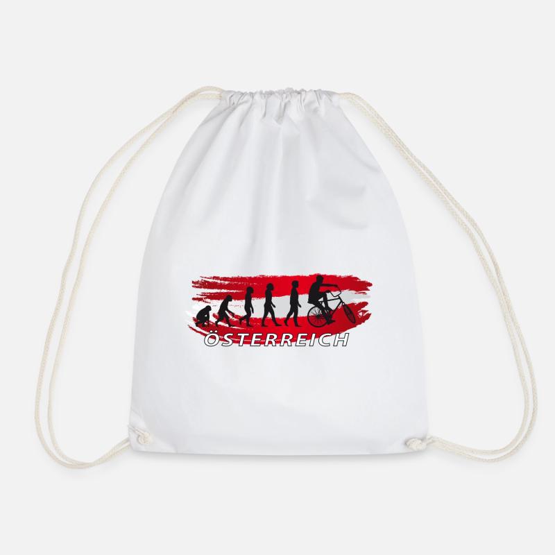 Cycling, Cycleball, Indoor Cycling, Evolution, AU - Drawstring Bag - white