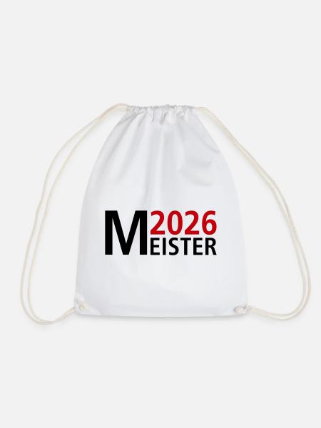 Meister 2026 Meisterschaft - Turnbeutel - Weiß