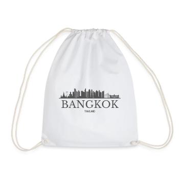 Bangkok Thailand, Bangkok skyline - Drawstring Bag - white - Front