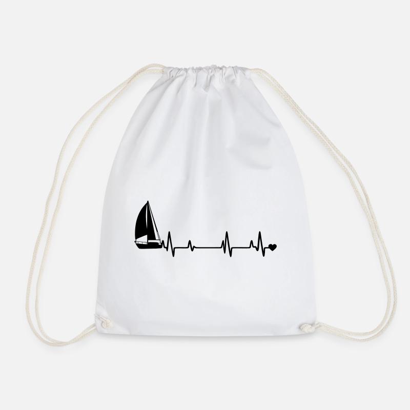 Sail - Drawstring Bag - white