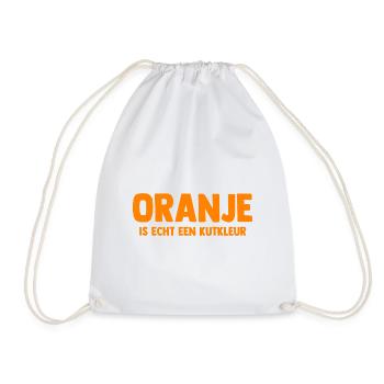 Oranje is echt een Kutkleur - Nederland - Niederla - Turnbeutel - Weiß - Vorne