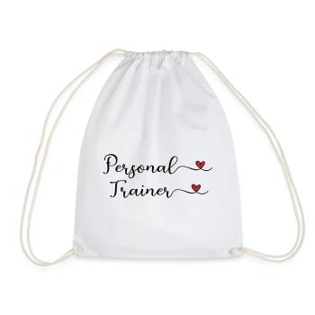 Personal Trainer - Drawstring Bag - white - Front