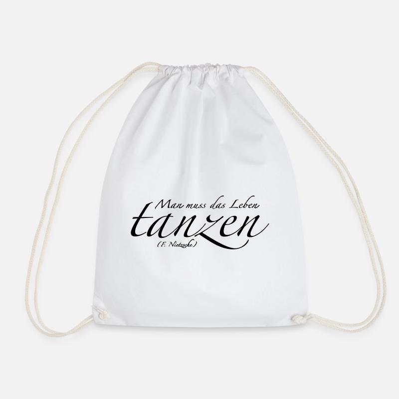 2541614 129169752 tanzen - Turnbeutel - Weiß