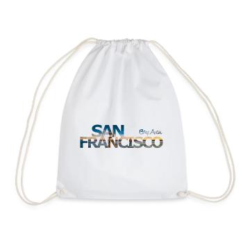 San Francisco Bay Area - Geschenk - Turnbeutel - Weiß - Vorne