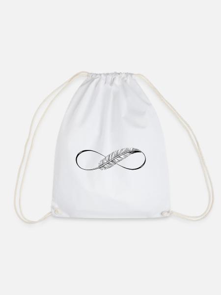 Lignes mignonnes Infinity Spring - Sac de sport léger - blanc