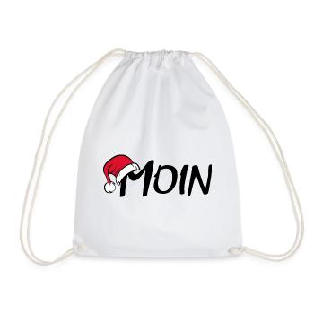 xmas moin Weihnachten Symbol Logo icon hat - Turnbeutel - Weiß - Vorne
