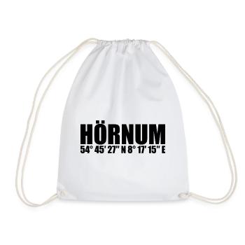 Coordonnées de Hörnum - Sac de sport léger - blanc - Devant