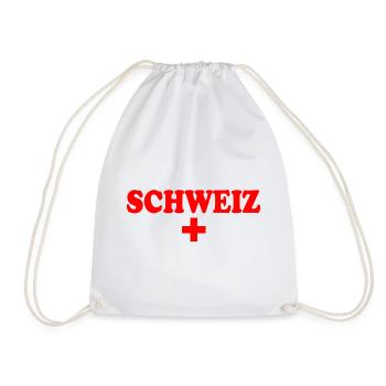 Schweiz - Turnbeutel - Weiß - Vorne