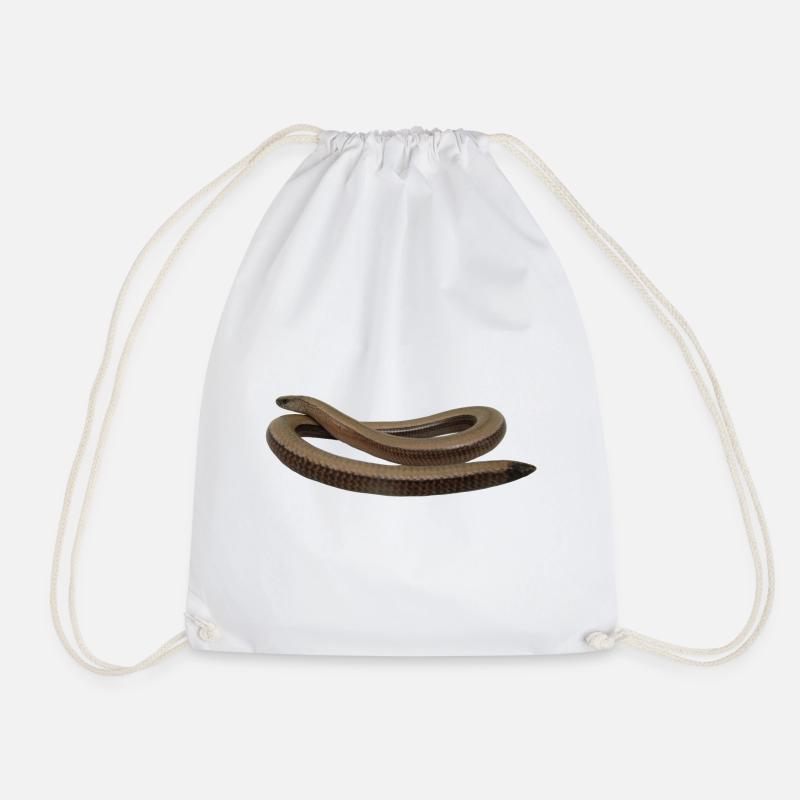 Blindworm - Drawstring Bag - white