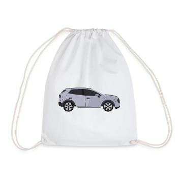 Voiture - Sac de sport léger - blanc - Devant
