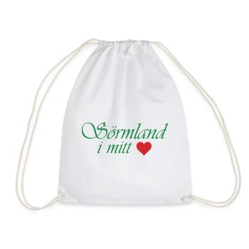 Sörmland in meinem Herzen - Turnbeutel - Weiß - Vorne