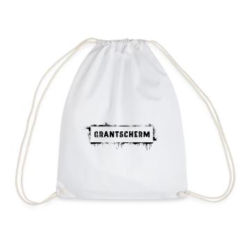 Grantscherm – Viennese dialect cult saying - Drawstring Bag - white - Front