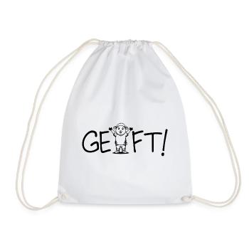 Done! Sheep - Drawstring Bag - white - Front