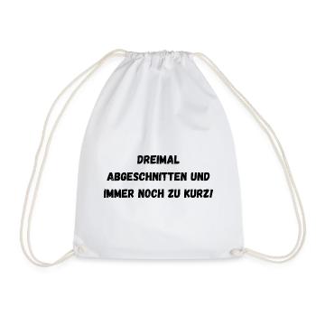 Lustiger Heimwerker Spruch Handwerk Fail  - Turnbeutel - Weiß - Vorne