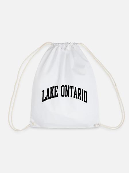 Lake Ontario Die Großen Seen Immer und Ewig - Turnbeutel - Weiß