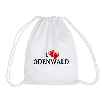 I Love Odenwald - Turnbeutel - Weiß - Vorne