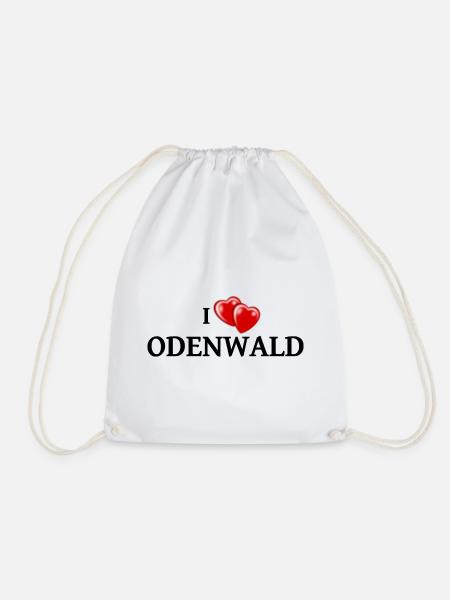 I Love Odenwald - Turnbeutel - Weiß