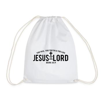 Jesus is Lord - Turnbeutel - Weiß - Vorne